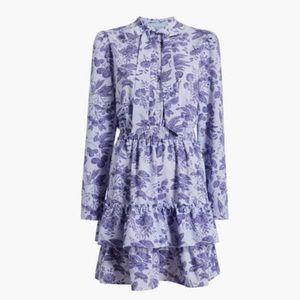 Hill House Talia Dress in Lilac Tonal Floral